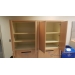 Millwork Blonde Dual Cabinet  with 4 Doors and 2 Drop Slots